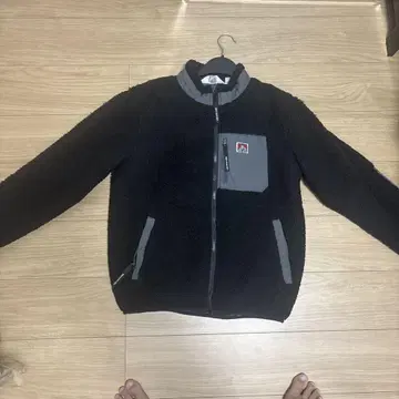 BEN DAVIS 플리스 자켓 블랙
