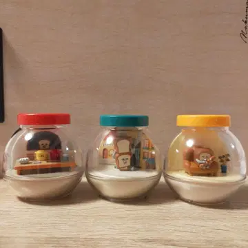 빵 도둑 캡슐리움 캡슐 토이 A B C 3개 세트 컴프