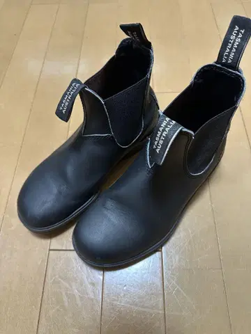 Blundstone 블랙 사이드 고어 부츠 UK4