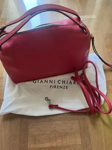 GIANNI CHIARINI 빨간색 가죽 숄더백