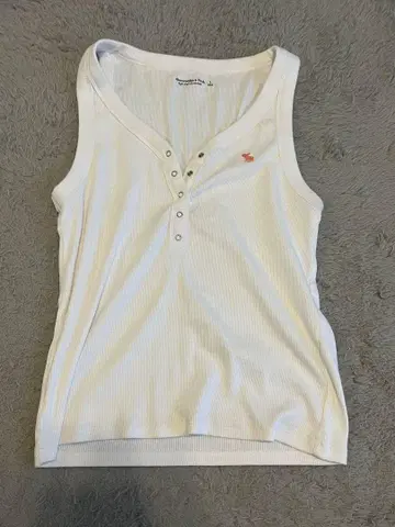 Abercrombie & Fitch 화이트 상의