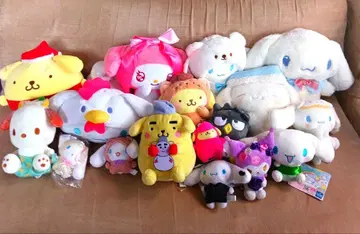 산리오 봉제 인형 묶음 판매 레어 상품 있음
