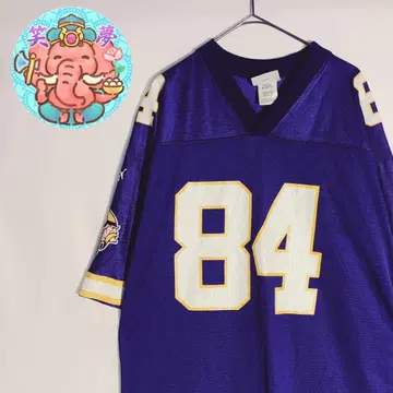 게임 셔츠 보라색 NFL 푸마 XL 사이즈 바이킹스