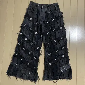 (단일 상품) 리메이크 블랙 데님 재구성