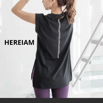 새상품급 HEREIAM 수분 흡수 속건성 슬리브리스 블랙 풀오버