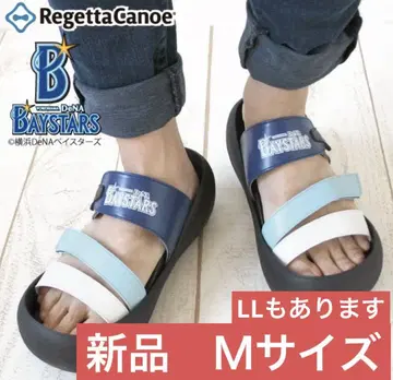 요코하마 DeNA 베이스타즈 레게타카누 콜라보 샌들 남성용 M 사이즈
