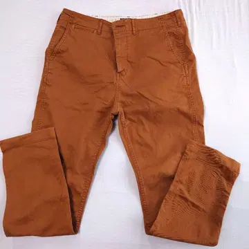 BEAMS 브라운 치노 팬츠 L 사이즈