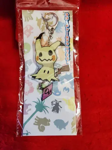 포켓몬 아크릴 키링 미미큐 포켓몬 센터 러버 참 포함