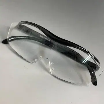 Hazuki 하즈키 루페 안경 클리어 렌즈 프레임 블랙 라메 믹스