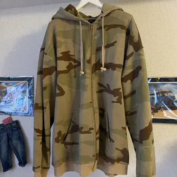 카모 패턴 2XL 후드티