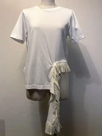 FACETASM 프린지 백 오픈 티셔츠