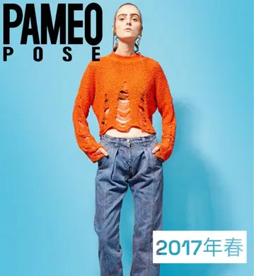 PAMEO POSE/파메오 포즈 봄 니트 데미지 니트 숏
