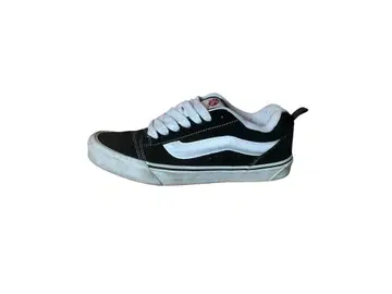 Vans 뉴스 스쿨 블랙/화이트 스니커즈