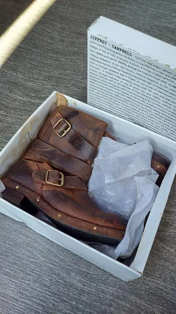 제프리 캠벨 브라운 엔지니어 부츠