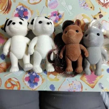 실바니아 인형 세트