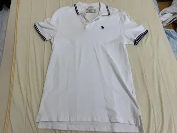 아바클로 Abercrombie & Fitch 화이트 피케 셔츠 S