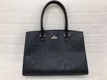MARY QUANT 비즈니스 백 토트백 데이지 A4 빅 사이즈 꽃무늬