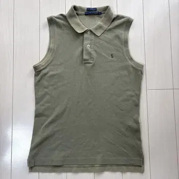 Ralph Lauren 랄프 로렌 슬리브리스 올리브 그린 M