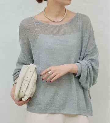 GALLARDAGALANTE (개럴개런트) 린넨 메쉬 풀오버