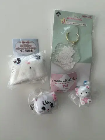 mikko 무스 키링, 복조리, 헤어 클립, 피규어 세트