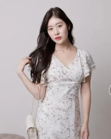 LIP SERVICE 플라워 프린트 원피스