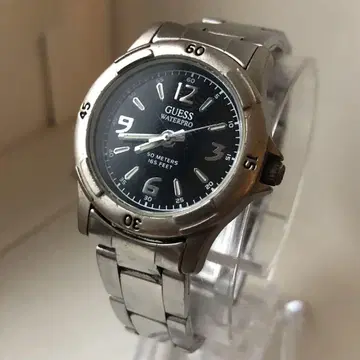 GUESS WATERPRO 손목시계 실버