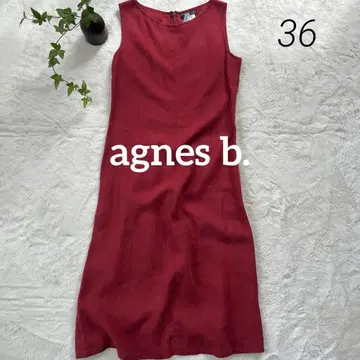 agnes b. 에네스베 린넨 원피스 슬리브리스 린넨 100% 36