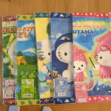 헬로키티 타월 5장