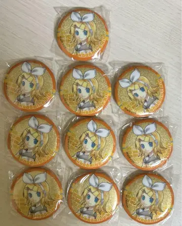 카가미네 린 캔뱃지 반짝이는 캔뱃지