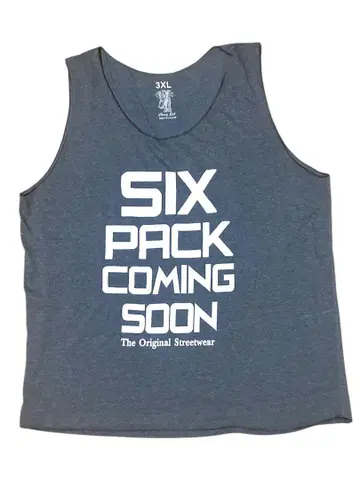 SIX PACK COMING SOON 탱크탑 3XL