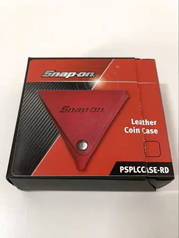 Snap-on 스냅온 가죽 코인 케이스