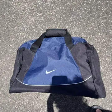90s NIKE 나이키 보스턴 백 y2k 자수 네이비 숄더