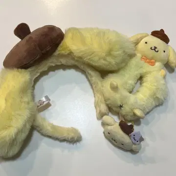 폼폼푸딩 퓨로랜드 머리띠 마스코트 반지 스크런치
