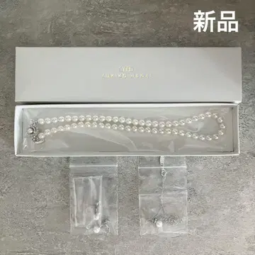 YUKIKO HANAI 일본제 펄 목걸이 싱글 볼 목걸이 귀찌