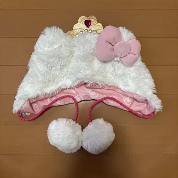 키티 머리띠 햇 팬 캡 퍼 폼폼 포함