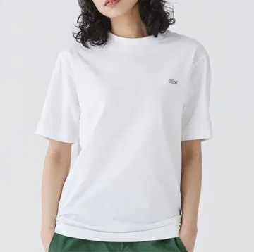 LACOSTE 라코스테 화이트 악어 티셔츠