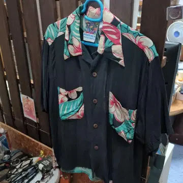 AVANTI SILK 알로하 셔츠 XS