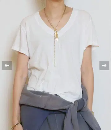 PERFECT WHITE TEE/퍼펙트 화이트 티 V넥 티셔츠