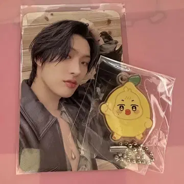 ATEEZ 민기 평민 트레이딩 카드 아크링 키링 ANITEEZ