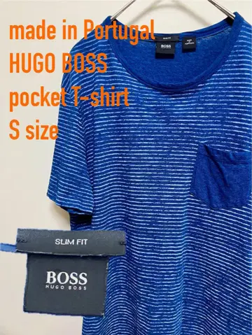 HUGO BOSS 포르투갈제 포켓 티셔츠 휴고보스
