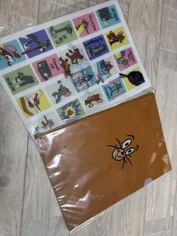 톰과 제리 클리어 파일 키 케이스