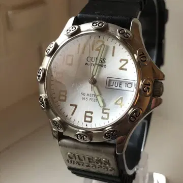 GUESS 게스 WATERPRO 배터리 새상품 손목시계 실버/블랙