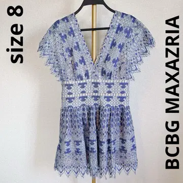 BCBG MAXAZRIA 레이스 올인원 블루 비지 비지