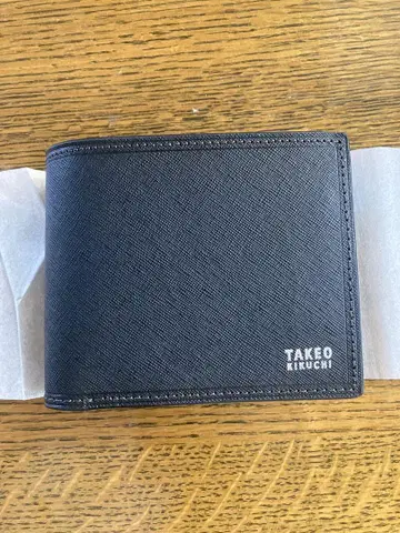 TAKEO KIKUCHI 두겹 지갑 블랙