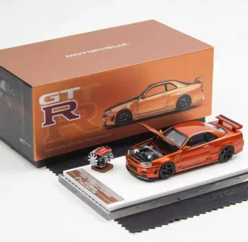스카이라인 GTR R34 NISMO 오렌지 미개봉 새상품