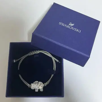 SWAROVSKI 스와로브스키 팔찌 끈 코끼리