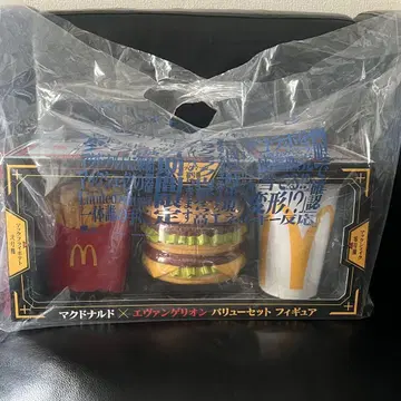 맥도날드 에반게리온 피규어 3종 세트