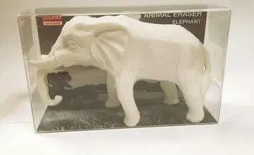다이소 THE ZOO 애니멀 지우개 코끼리 엘리펀트 피규어