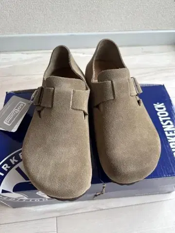 새상품급 버켄스탁 샌들 스웨이드 가죽 22.5cm 박스 포함