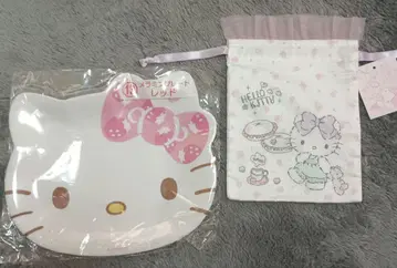 키티 멜라민 플레이트 복조리 레어